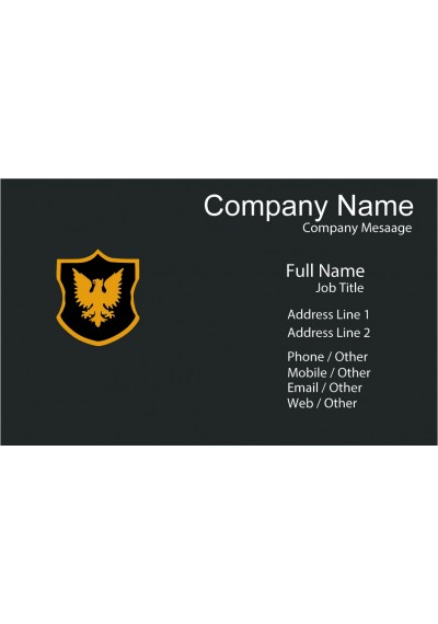 Shield Business card